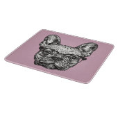 Hipster Bulldog Snijplank (Hoek)