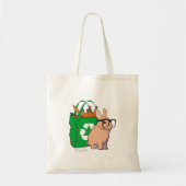 Hipster Bunny Bag (zonder tekst) Tote Bag (Voorkant)