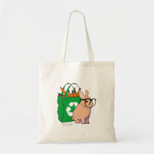 Hipster Bunny Bag (zonder tekst) Tote Bag