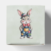 Hipster Bunny Boy Baby Shower Bedankdoosjes (Bovenkant)