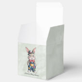 Hipster Bunny Boy Baby Shower Bedankdoosjes (Geopend)