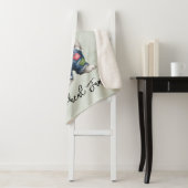 Hipster Bunny Boy Baby Shower Gift Sherpa Deken (In situ)