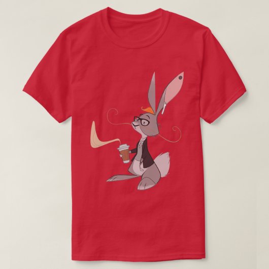 Hipster Bunny T-shirt (Design voorkant)
