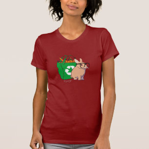 Hipster Bunny T-Shirt (zonder tekst)