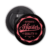 Hipster Button Flesopener (Voorkant)