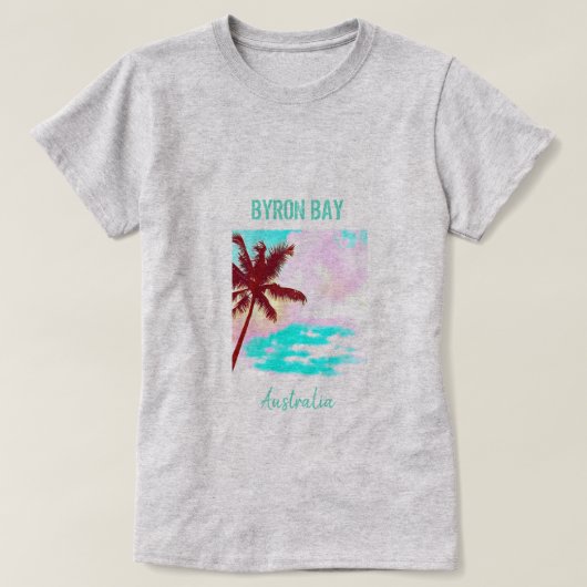 hipster Byron Bay Australië reist T-shirt (Design voorkant)