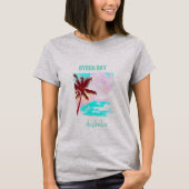 hipster Byron Bay Australië reist T-shirt (Voorkant)