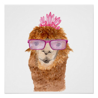 Hipster Camel T-Shirt Perfect Poster