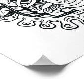 Hipster Camera Doodle 2 Poster (Hoek)