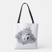 Hipster Camera Doodle 2 Tote Bag (Achterkant)