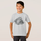 Hipster Camera Doodle T-shirt (Voorkant volledig)