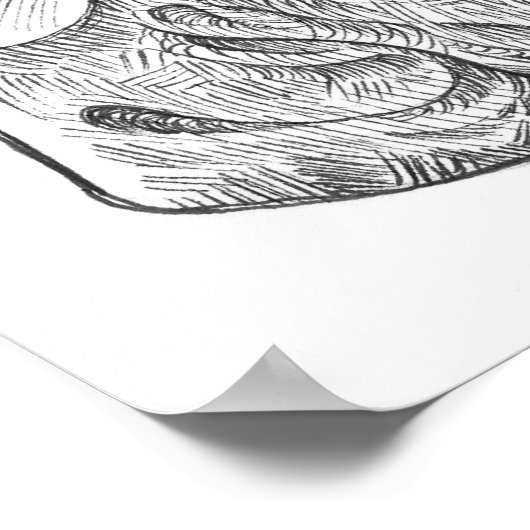 Hipster Carl Poster (Hoek)