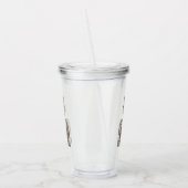 Hipster Cat Acryl Drinkbeker (Links)