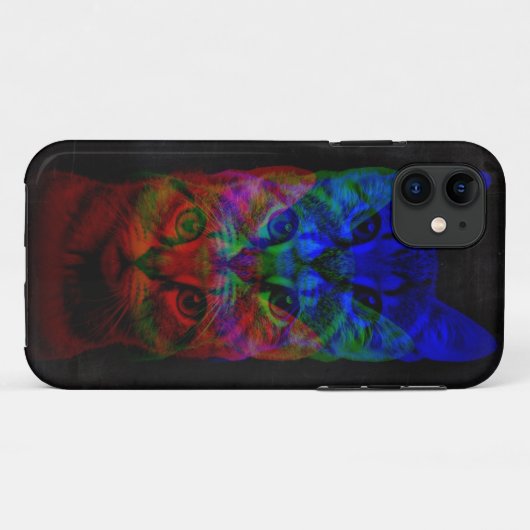 HIPSTER CAT ART Case-Mate iPhone CASE (Achterkant (horizontaal))