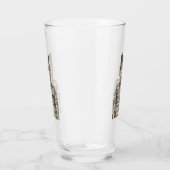 Hipster Cat Glas (Rechts)