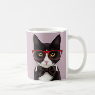 Hipster Cat Koffiemok