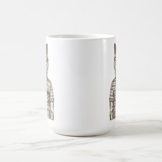 Hipster Cat Koffiemok (Center)