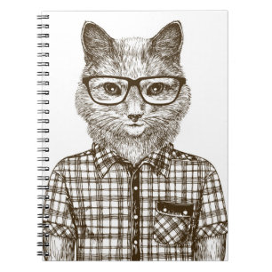 Hipster Cat Notitieboek