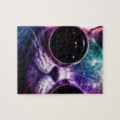 Hipster Cat Pop Art Legpuzzel (Horizontaal)
