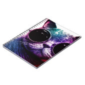 Hipster Cat Pop Art Notitieboek (Linkerzijde)