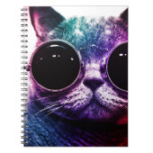 Hipster Cat Pop Art Notitieboek (Voorkant)