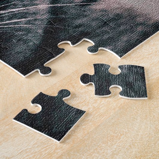 Hipster Cat Smoking Legpuzzel (Zijkant)