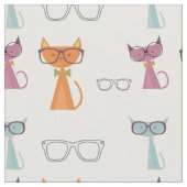 Hipster Cats Stof (Close Up)