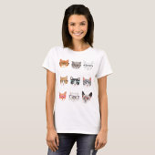Hipster Cats T-shirt (Voorkant volledig)