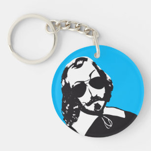Hipster Champlain belles brillen - UW KLEUREN Sleutelhanger