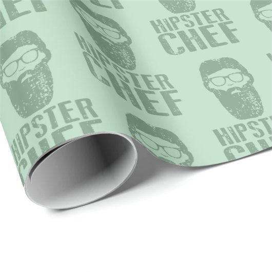 Hipster Chef Cadeaupapier (Rol Hoek)