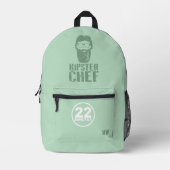Hipster Chef - CBC 22 Minutes Personaliseer Rugzak (Voorkant)