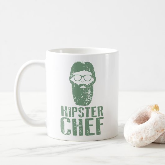 Hipster Chef Koffiemok (Met donut)