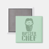 Hipster Chef Magneet (Voorkant / Achterkant)