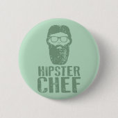 Hipster Chef Ronde Button 5,7 Cm (Voorkant)
