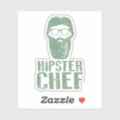 Hipster Chef Sticker (Vel)