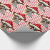 Hipster Chihuahua Christmas Wrapping Paper Cadeaupapier (Hoek)