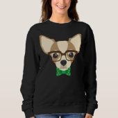 Hipster Chihuahua Trui (Voorkant)