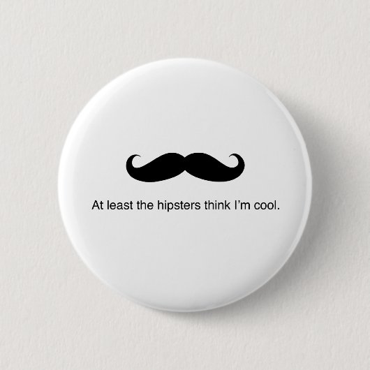 Hipster Cool Ronde Button 5,7 Cm (Voorkant)