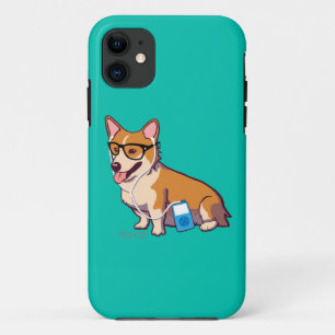 Hipster Corgi iPhone 5 Hoesje-Mate Hoesje (zonder 