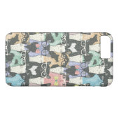 Hipster Cute Cats Pattern Case-Mate iPhone Case (Achterkant (Horizontaal))