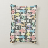 Hipster Cute Cats Pattern Decoratief Kussen (Achterkant (Verticaal))