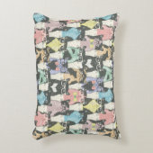 Hipster Cute Cats Pattern Decoratief Kussen (Voorkant(Verticaal))