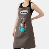 Hipster Deer - Gepersonaliseerd Schort (Insitu)