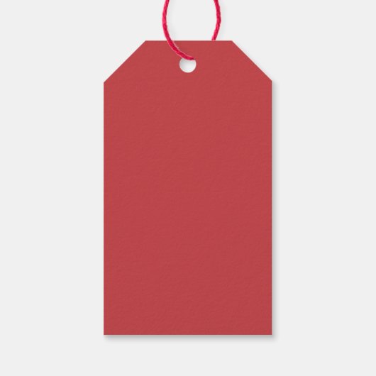 Hipster Deer Kerstmis Cadeaulabel (Achterkant)