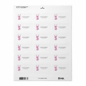 HIPSTER DEER TRIBAL PRINT - PINK ETIKET (Full Sheet)