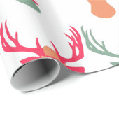 Hipster Deer Wrapping Paper Cadeaupapier (Rol Hoek)