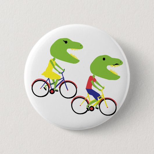 hipster-dinos ronde button 5,7 cm (Voorkant)