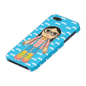 Hipster Doll Cell Phone Case iPhone Hoesje (Onderkant)