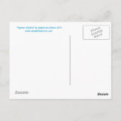 Hipster Dolphin Briefkaart (Achterkant)