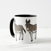 Hipster Donkey Mok (Voorkant links)